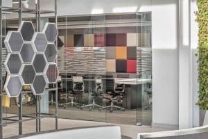 Bader Leather Interior Conference Room and Honeycomb