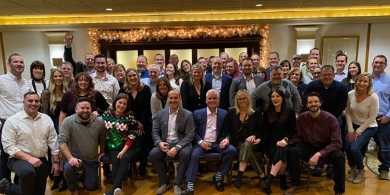Ronnisch Construction holiday party group photo