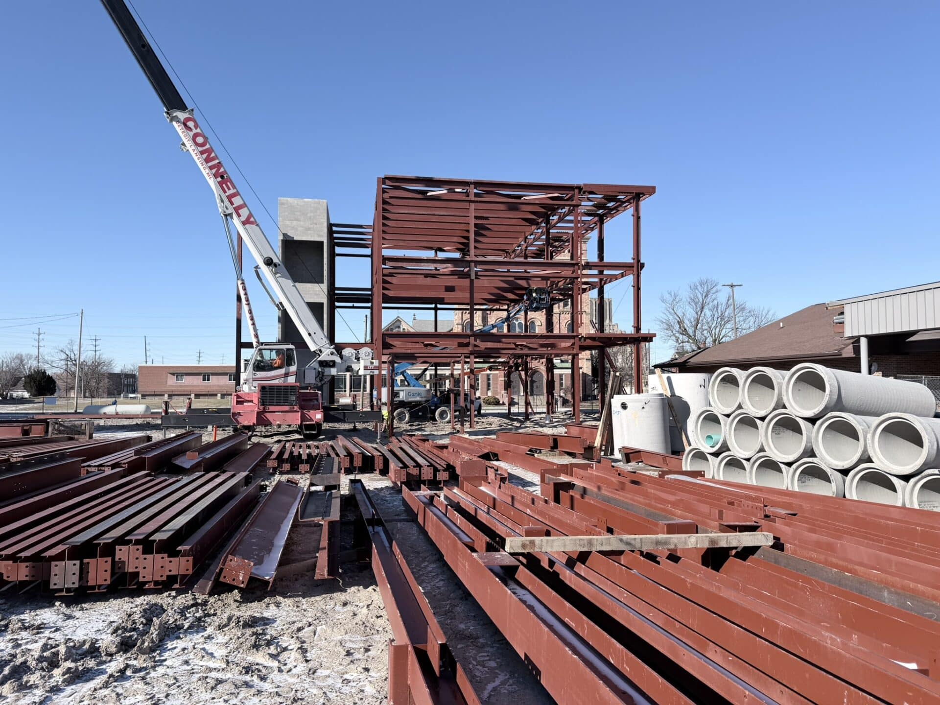 Mid Code Constrution Mid-Build Moment | Team One Credit Union – Saginaw - Jarbou Ronnisch ...